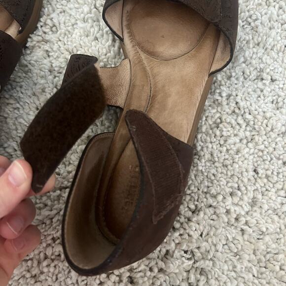Beautifeel Brown Two Strap Sandals Size 40 - Picture 8 of 11